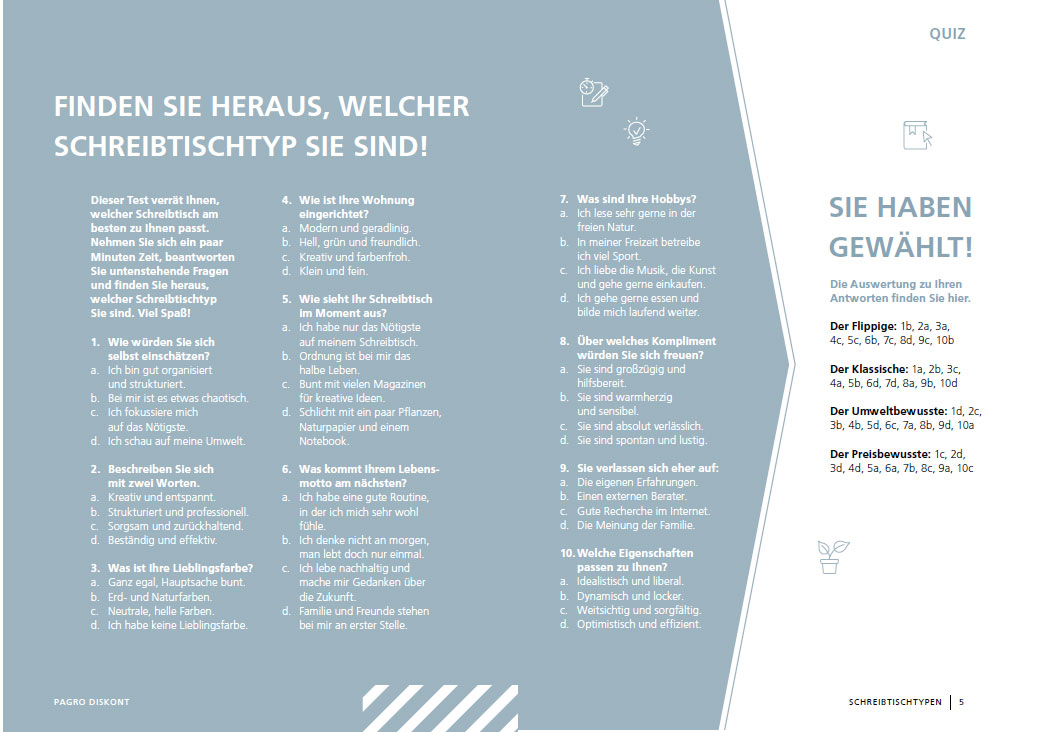 Welcher Schreibtischtyp bist du?