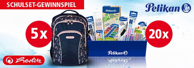 Pelikan Schulbox Gewinnspiel