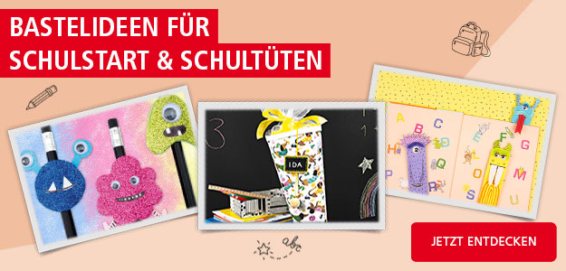 Bastelideen für die Schultüte