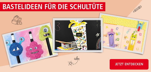 Bastelideen für die Schultüte