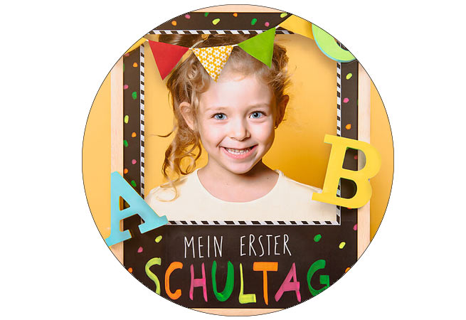 Fotorahmen für den Schulstart