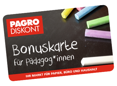 Bonuskarte für Pädagog*innen