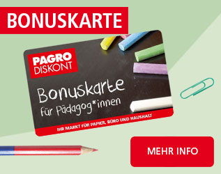 Bonuskarte für Pädagog*innen