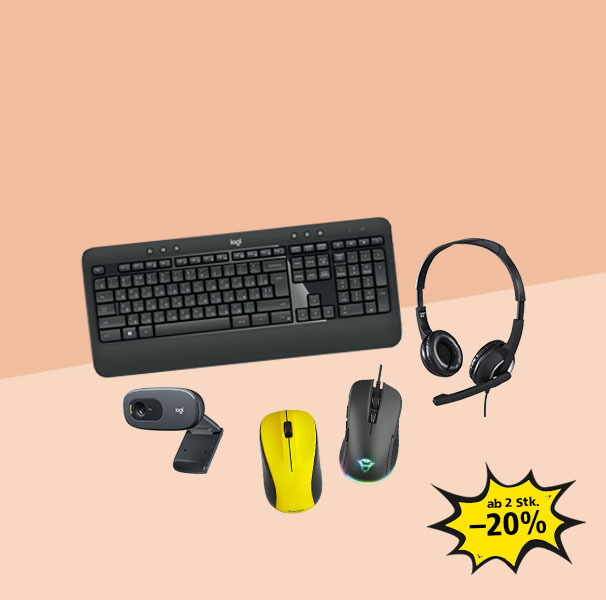 -20% auf lagerndes PC-Zubehör ab 2 Stk.