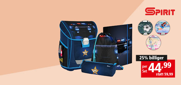 SPIRIT Schultaschen-Set "Cool"