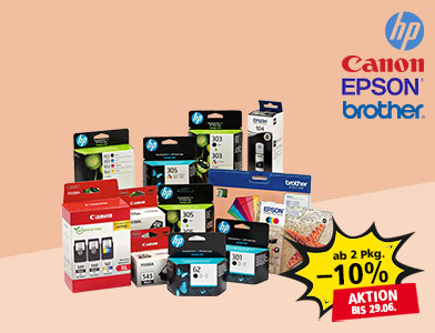 -10% auf lagernde Druckerpatronen ab 2 Pkg.