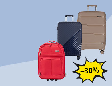 -30% auf Reisetrolleys