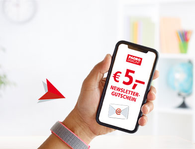 Zum Newsletter anmelden & 5€ Gutschein sichern!