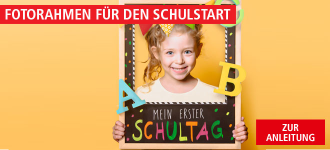 Fotorahmen für den Schulstart