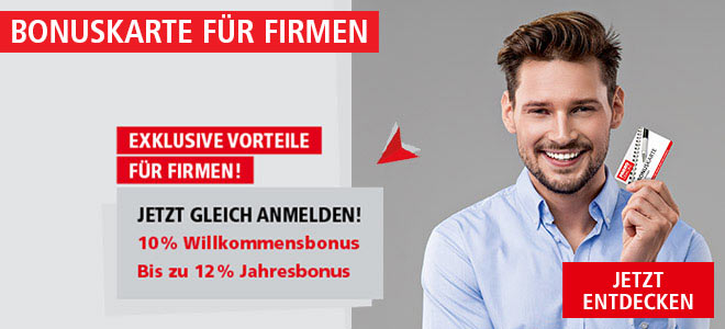 Bonuskarte für Firmen